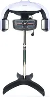 800W Haartrockner Heizung Infrarot Stand Up Haartrockner Trockenhaube Färben Dauerwelle Ölbehandlung Maschine 0-60 ℃ Temperatur Einstellbar Haartrockenhaube mit Standfuß