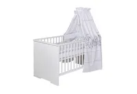 Schardt Kombi-Kinderbett 70x140 cm Maxx White - Maße: 145 cm x 77 cm x 83 cm - Farbe: Weiß, 04 863 52 02