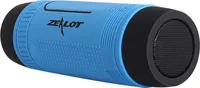 Tragbarer Outdoor-Bluetooth-Lautsprecher ZEALOT S1, unterstützt TF-Karte/AUX-IN/FM-Radio, mit LED-Beleuchtung, Freisprecheinrichtung mit Mikrofon, integrierter 4000-mAh-Lithiumbatterie, Blau