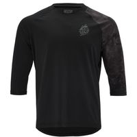 Silvini Brunello MD2239 Pánske tričko s 3/4 rukávmi Charcoal Black Jersey - veľkosť M