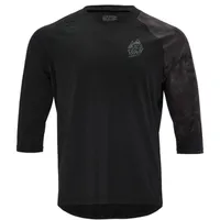 Silvini Brunello MD2239 Pánske tričko s 3/4 rukávmi Charcoal Black Jersey - veľkosť XL