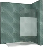 SONNI Walk in kabina prysznicowa 120x200cm z 8mm Nano ESG - częściowo satynowana
