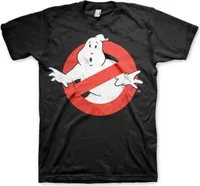 Ghostbusters Distressed Logo T-Shirt - XX-Large - Black