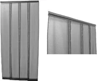 Insektentürhänger, 4 x 35 x 220 cm, schwarz