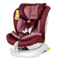 Detská autosedačka TWT I-SIZE Plus DELUXE Red so systémom Isofix otočným o 360°-BUF BOOF 0, 36 kg