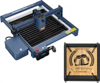 ATOMSTACK A30 PRO/X30 PRO 160W- 33 Watt Output Offline Gravur mit F3 460*425*27mm Honeycomb Wabenarbeitstisch Stahlplatte Plattform, 410 * 400mm--Blau