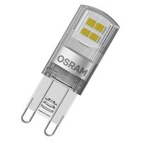 OSRAM BASE LED Lampe PIN, Pinlampe mit G9 Sockel, 1,90W, Ersatz für 20W-Glühbirne, klar, Warmweiss (2700K), 3er-Pack