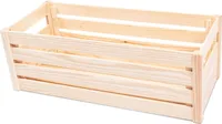 Holzkiste 29,5x69x23,5cm Natur Dekorativ – Vielseitige Aufbewahrung