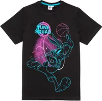 Space Jam - Schlafanzug für Herren NS6252 (S) (Schwarz/Leuchtend Blau)
