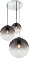Globo Lighting Hängeleuchte Metall verchromt, 3x E27