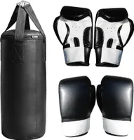 Melko Punching Bag rukavice Sand Rocky Training Professional Boxing Set - 60 cm naplnené 9 kg
