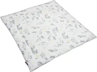 Puckdaddy Wickelauflage Flora 65x75 cm mit Zweig-Muster in Grün