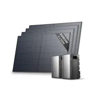 ECOFLOW STREAM Ultra und AC Pro 3,84kWh, Balkonkraftwerk mit Speicher 2080W, Komplettset mit 4x 520W Solarpanel