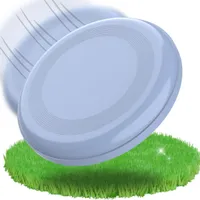 Nachhaltige Frisbee Scheibe 'Space Flyer' Ø 22 cm - Wurfscheibe für Kinder, Erwachsene oder als Hundefrisbee sorgt für jede Menge Spielspaß - kornblume