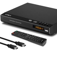 Strex DVD Player mit HDMI - Full HD 1080P - Region Free - Fernbedienung - USB - HDMI/RCA - Schwarz DVD-Player