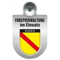 Schild Einsatzschild fuer Windschutzscheibe Forst u Naturschutz 393813 