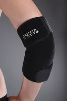 LOREY - Hochwertige Ellenbogenbandage aus offenporigem Neopren, Ellenbogenstütze