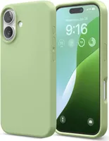 Hülle für Apple iPhone 16 Handy Case Handy Schutz Hülle Silikon Cover Handyhülle, grün