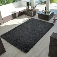 Ayyildiz Hali DREAM801504000ANTHRAZIT, Teppich, Polypropylen (PP), Anthrazit, Rechteck, 800 mm, 1500 mm