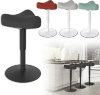 XMTECH Ergonomischer Hocker Bürohocker mit Schwingeffekt, Sitzhocker ergonomisch höhenverstellbar 57-82cm, 360° drehbarer ergonomischer Hocker, Schwarz,Dreieck