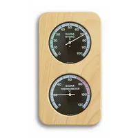 TFA - Analoges Sauna-Thermo-Hygrometer mit Holzrahmen 40.1004 - natur