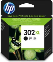 Oryginalny czarny wkład atramentowy HP 302XL o dużej pojemności