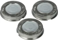 vhbw Rasierklingen kompatibel mit Philips HQ4607, HQ4608, HQ460, HQ4601, HQ4440, HQ4609, HQ448, HQ46, HQ4441, HQ4445 Rasierer - Ersatzklingen, 3 Stück