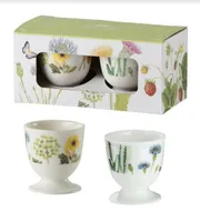 Gilde Porzellan Eierbecher Set Wild Flowers