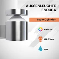 Ledvance Außenleuchte Endura Style Cylinder Wall stahl