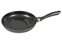 Karl Krüger 21724P, Kulatý, Univerzální pánev, Černá, Keramický, Hliník, Keramický, Plyn, Halogen, Indukční, Utěsněná plotna