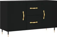 Kredens czarny 100x36x60 cm materiał drewnopochodny