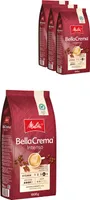 MELITTA Ganze Kaffeebohnen BellaCrema Intenso  4 x 1000 g starkes Aroma intensiv