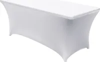 Pružný ubrus pro catering bílý GreenBlue, 180x75x74cm, Elastan, GB371