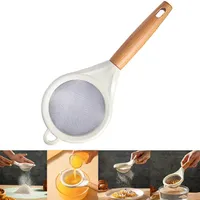 Mehlsiebe, Holzgriff Mesh Mehlsieb Für Küche,  25*10cm