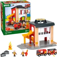BRIO World - 33833 Große Feuerwehr-Station mit Einsatzfahrzeug
