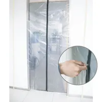 Scorprotect® Schutzfolie Staubschutztür Folie 210 cm x 110 cm mit zwei  Reißverschlüssen