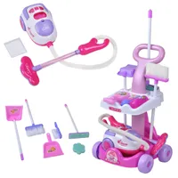 Kinder Reinigung Wagen Rollenspiel Spielzeug Set & Working Staubsauger 456 