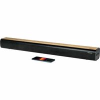 Thomson SB402BT - Soundbar mit Bluetooth, 200 Watt Leistung, Klangregler, Fernbedienung, USB-Anschluss, Wandmontage. Set mit HDMI- und optischem Kabel