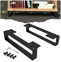 Moderne Möbelbeine zu IKEA Möbeln – Kallax, Besta, Stahl Schwarz