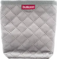 Torebka na psie smakołyki z magnetycznym zamknięciem i dozownikiem woreczków na kupy na spacery, 15 cm x 13 cm x 5 cm, Velvet Grey