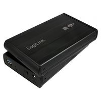 LogiLink Festplattengehäuse 3,5 Zoll S-ATA USB 3.0 Alu schwarz
