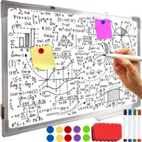 Maaleo 24325 Magnetická tabule 40 x 60 cm + magnety + fixy + houbička, bílá