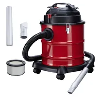 AREBOS vysavač popela, komínový vysavač 1200W, 20L, mokrý a suchý vysavač, se 4 kolečky, včetně HEPA filtru, funkce sání a foukání