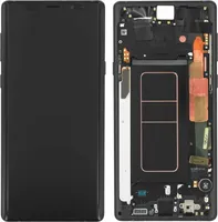 Original Amoled Display Touchscrenn Bildschirm & Rahmen Schwarz für Samsung Galaxy Note 9 N960F