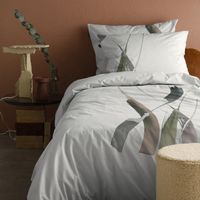 Damai Poise - Bettbezug mit Reißverschluss - Baumwolle - 135x200 cm - Off White