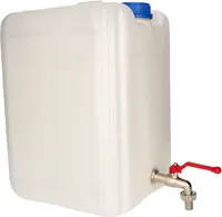 KOTARBAU® Wasserkanister 30l mit Hahn Kunststoff Wasserbehälter Weiß  Kanister Wassertank Trinkwasserkanister Camping Wasserkanister  Trinkwassertank Wasser Behälter : : Sport & Freizeit