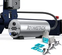 ATOMSTACK Air Assist Kit s 2m trubkou pro A5 Pro/A10 Pro/X7 PRO/S10 PRO, příslušenství pro ATOMSTACK a snadná instalace, 10-30 l/min