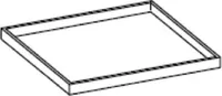 Backofenblech 530 x 490 x 35 mm