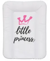 Prebaľovacia podložka, mäkká, Little Princess, 70 x 50 cm, biela, NELLYS