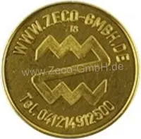 Zeco Wertmarke Nr. 18 kompatibel mit Seijsener Wertmarke 921237953 0021237953, VE=50